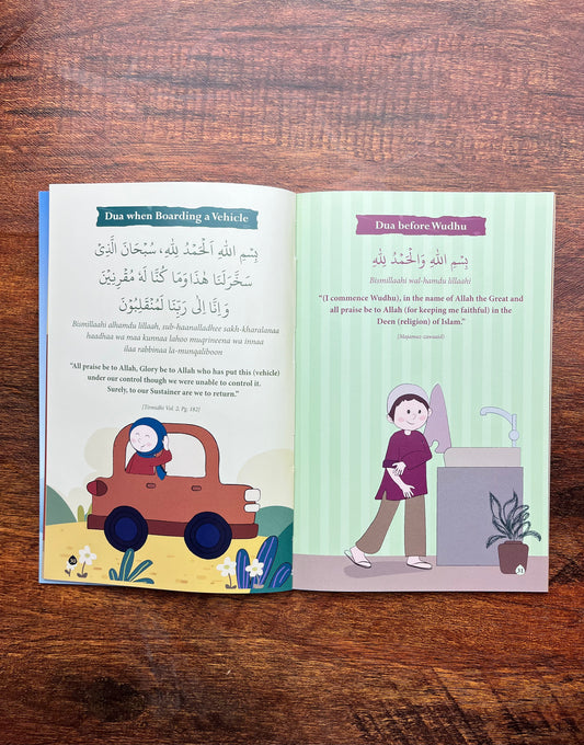 50+ Essential Duas - Book for Kids