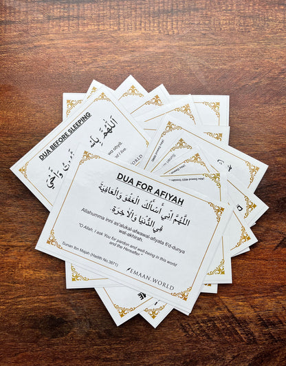 Premium Dua Cards & Stickers