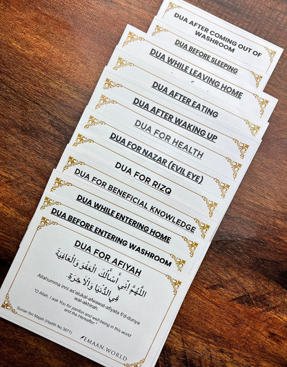 Premium Dua Cards & Stickers