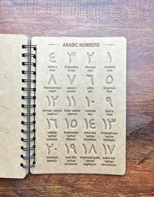 Reusable Grooved Tracing Kit – English + Arabic